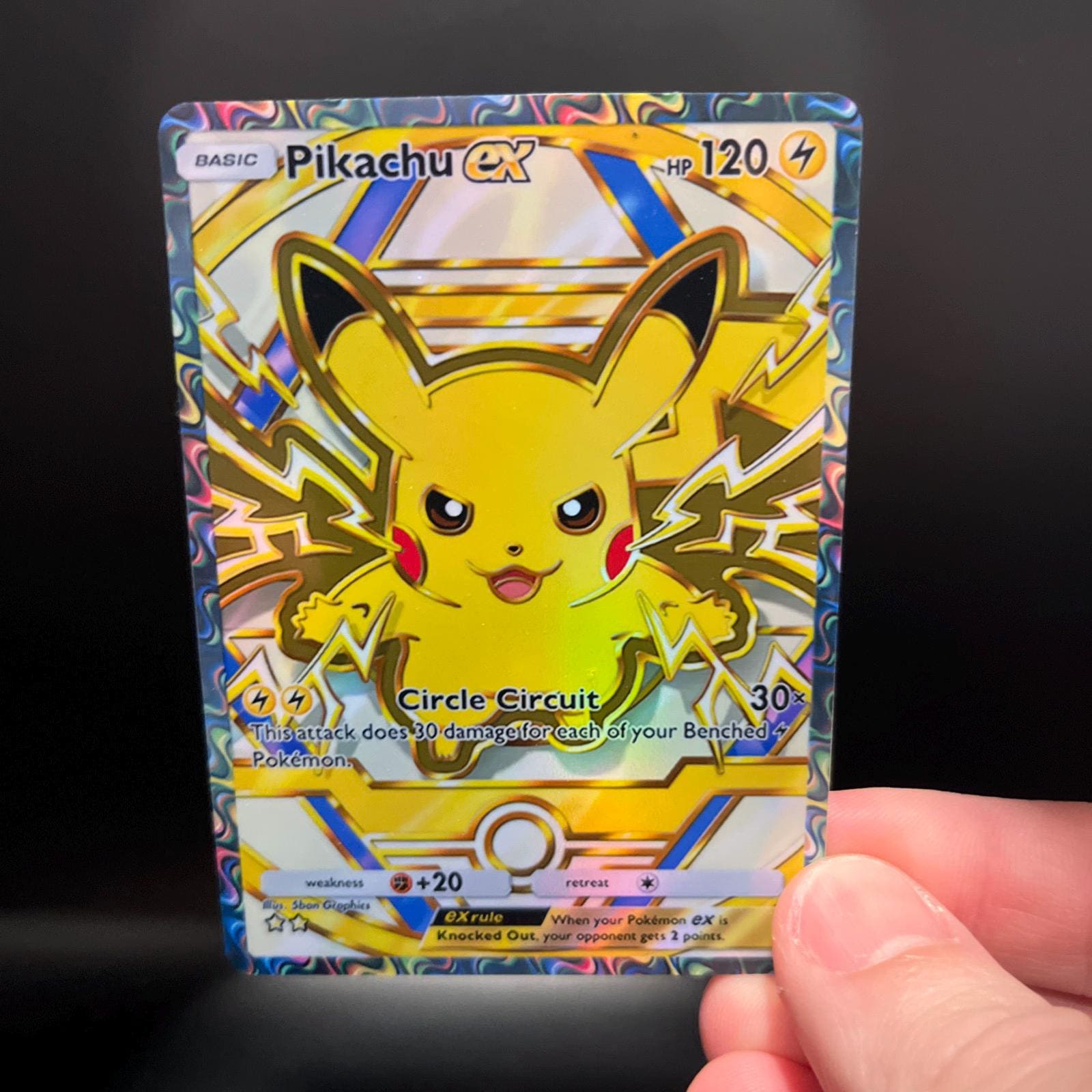 Pikachu Ex - Holo Fan Card Pokmon TCG Pocket Art | Deluxe Ex (a4b) - Etsy  Israel