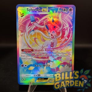Carta de bolso Pokémon Holográfica de Sylveon Ex feita por fãs | Eevee Grove