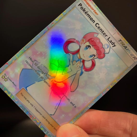 Pokémon Center Lady Trainer Holographic Pokémon TCG Pocket Self