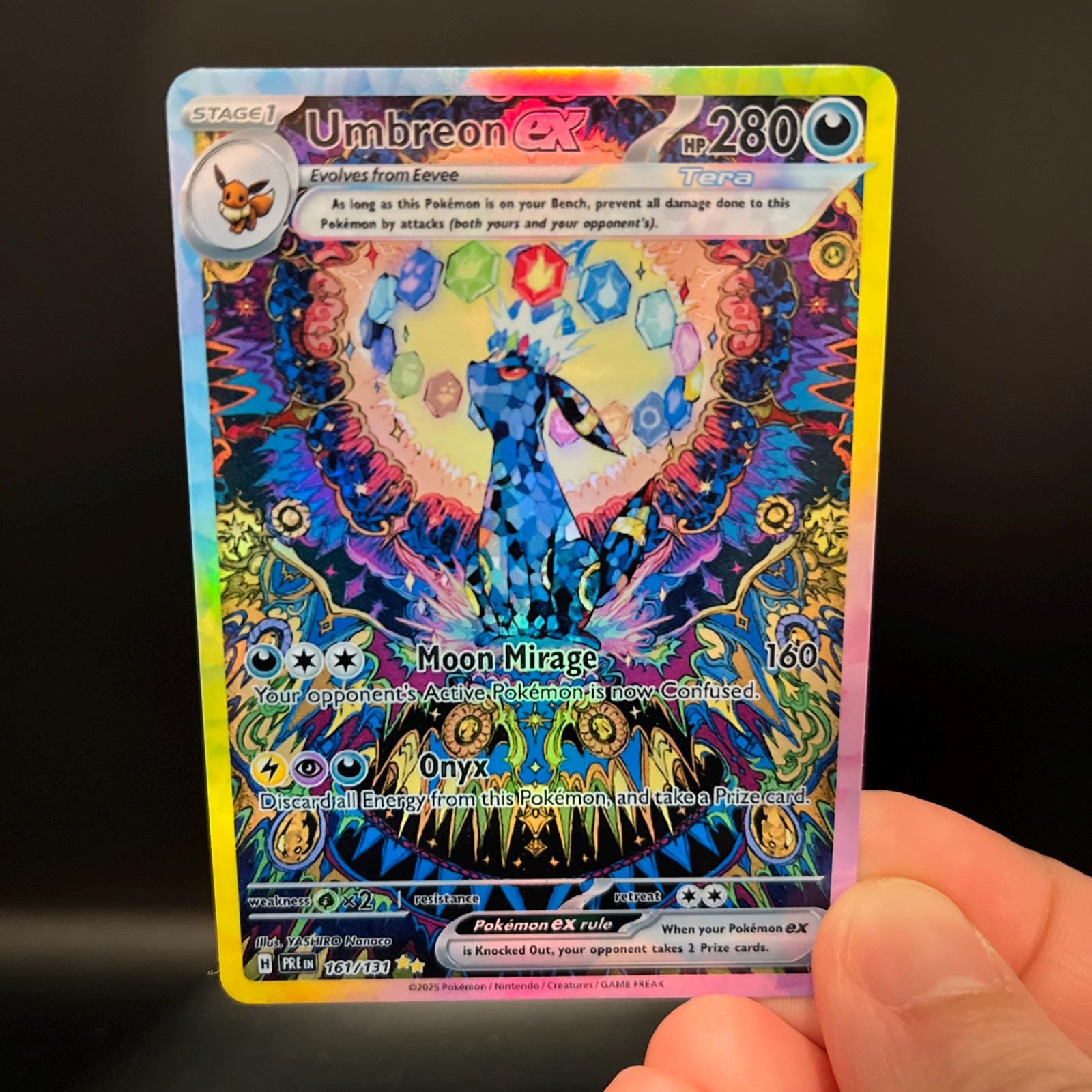 Umbreon Ex Pokémon Prismatic Evolutions SIR 161/131 | Custom Proxy