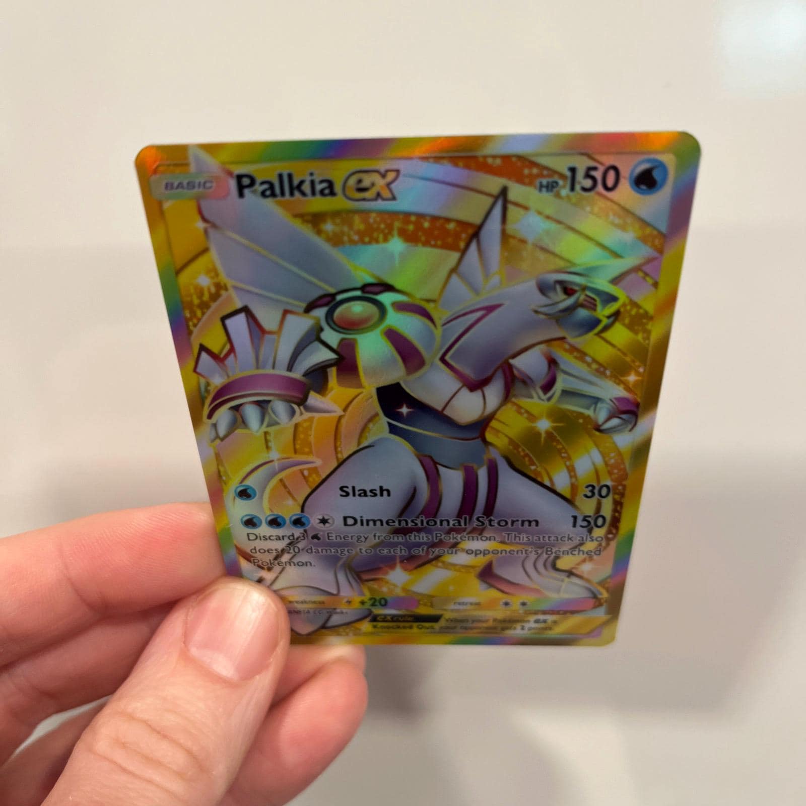 パルキア ex クラウン レア ゴールド ホログラフィック ポケモン