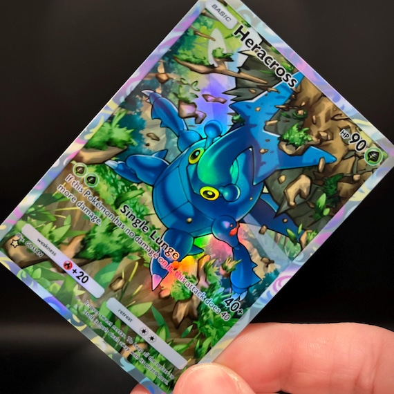 Heracross - Holo Fan Card Pokmon TCG Pocket Art | Wisdom of Sea and Sky (A4) - Etsy Heracross - Holo Fan Card Pokmon TCG Pocket Art | Wisdom of Sea and Sky (A4) - Etsy