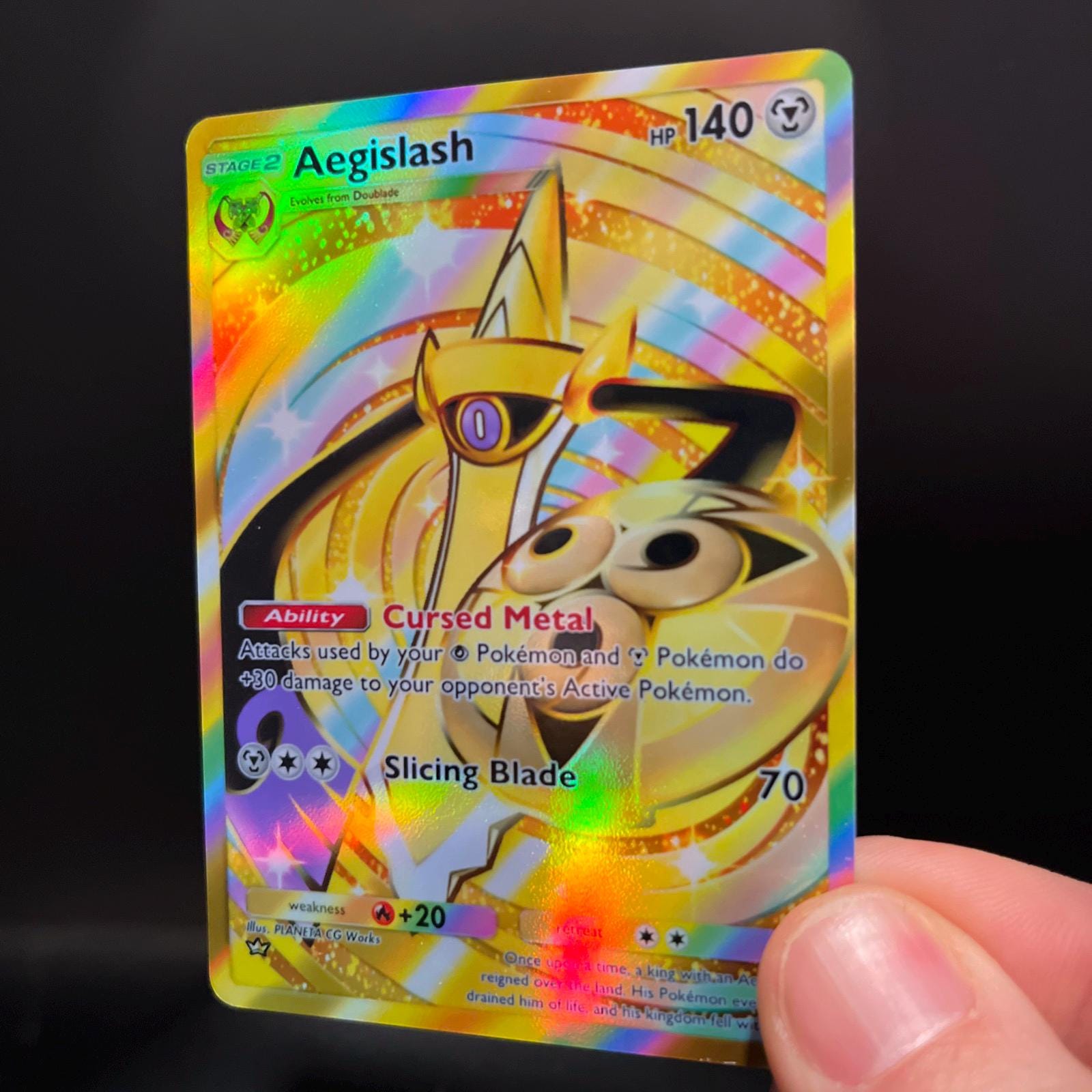 pokemon card aegislash (85/146) (Regional Championship Promo) [XY: Base Set] Holo Photos show the exact card you will receive Pokemon - Aegislash 177/185 -