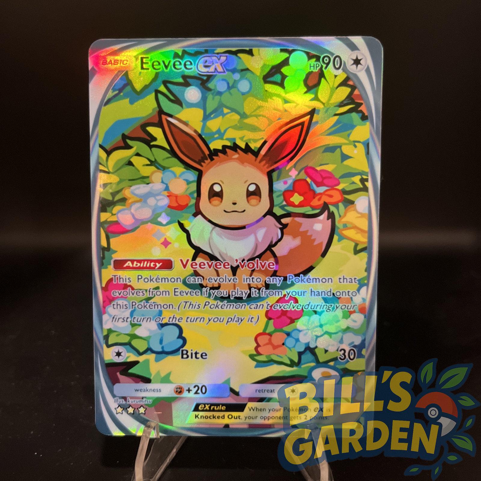 Eevee Immersive Fan-made Holographic Pokmon TCG Pocket Card | Eevee Grove  - Etsy