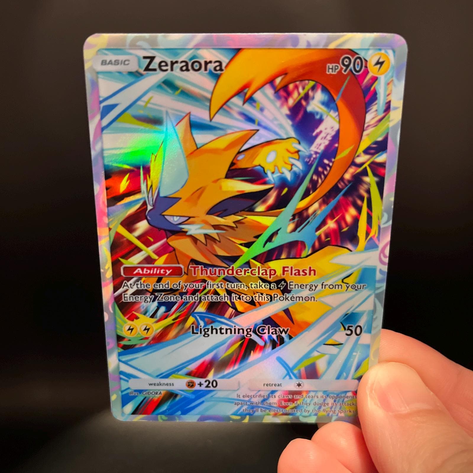 ゼラオラ ホログラフィック ポケモン TCG ポケット 自作カード - 鮮明
