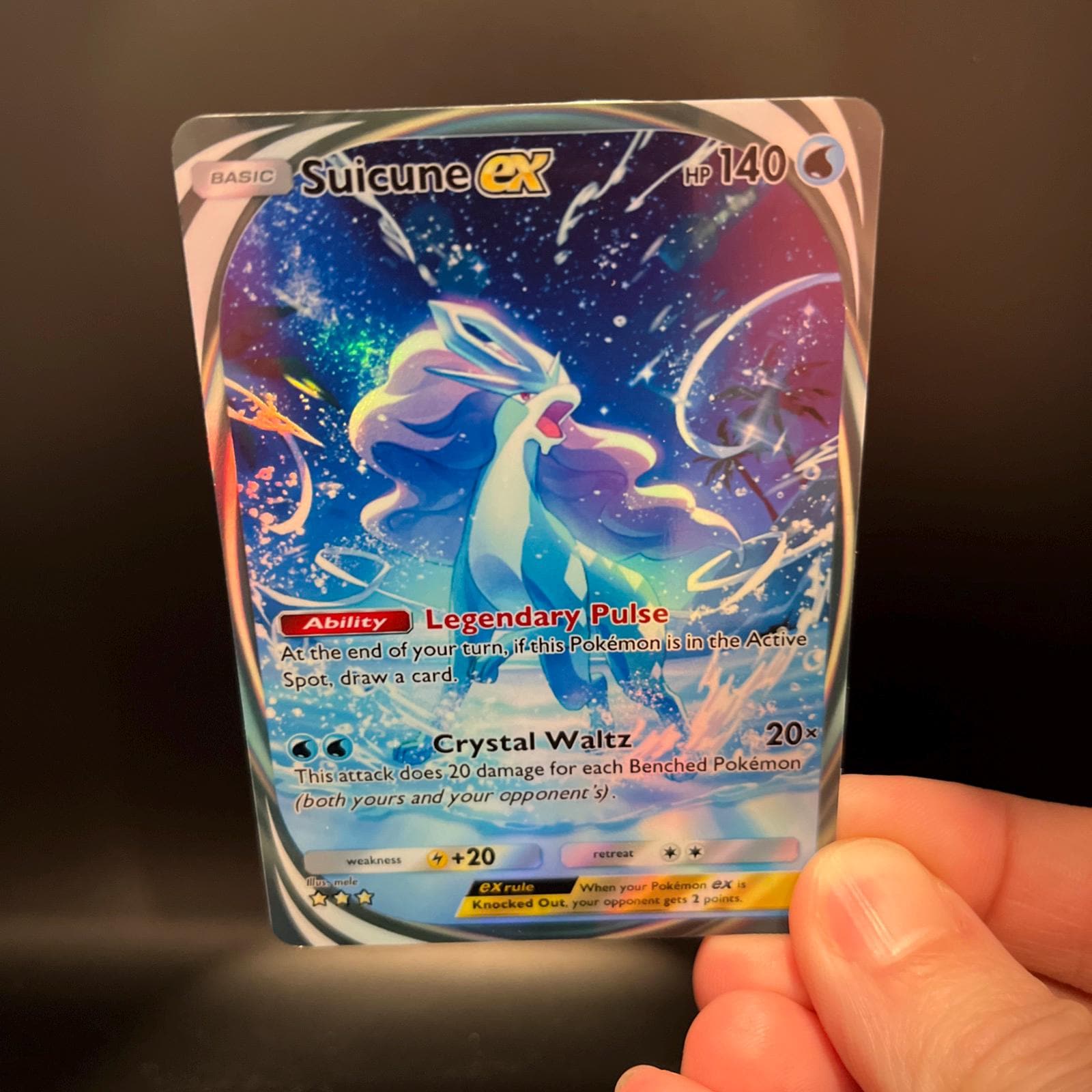 スイクン ex イマーシブ - ホロファンカード ポケモン TCG ポケット