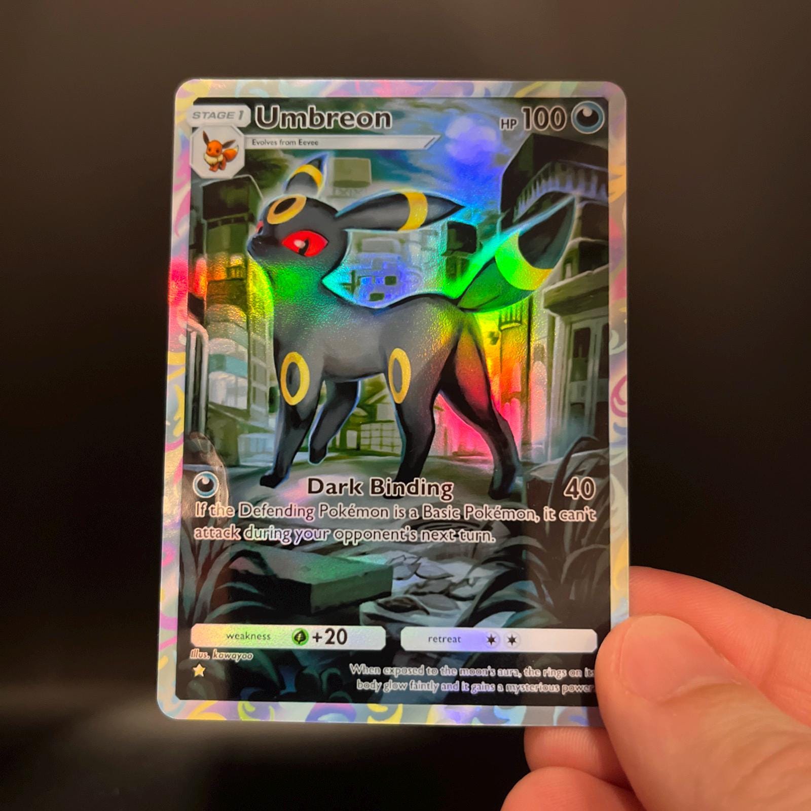 umbreon pokemon card value  130/197  Obsidian Flame Reverse Foil  Single : Toys & Games Souichirou Gunjima SWSH Pokemon Card Old Set 3