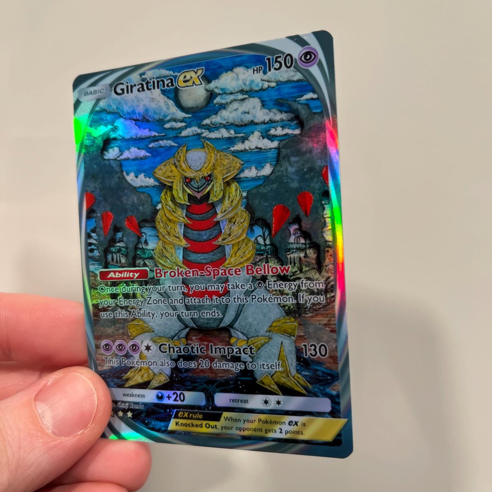 ギラティナ ex 没入型ホログラフィック ポケモン TCG ポケット 自作