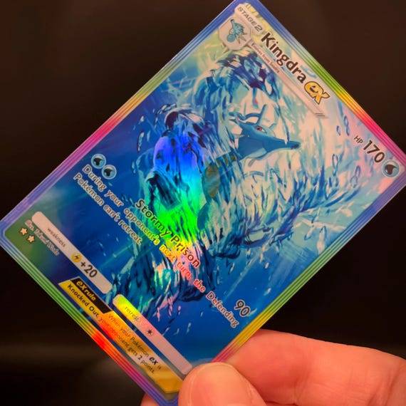 Kingdra Ex - Holo Fan Card Pokmon TCG Pocket Art | Wisdom of Sea and Sky  (A4) - Etsy Israel