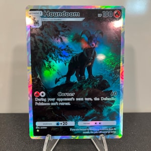 ハウンドーム ホログラフィック ポケモン TCG ポケット 自作カード - 鮮明なディテール!
