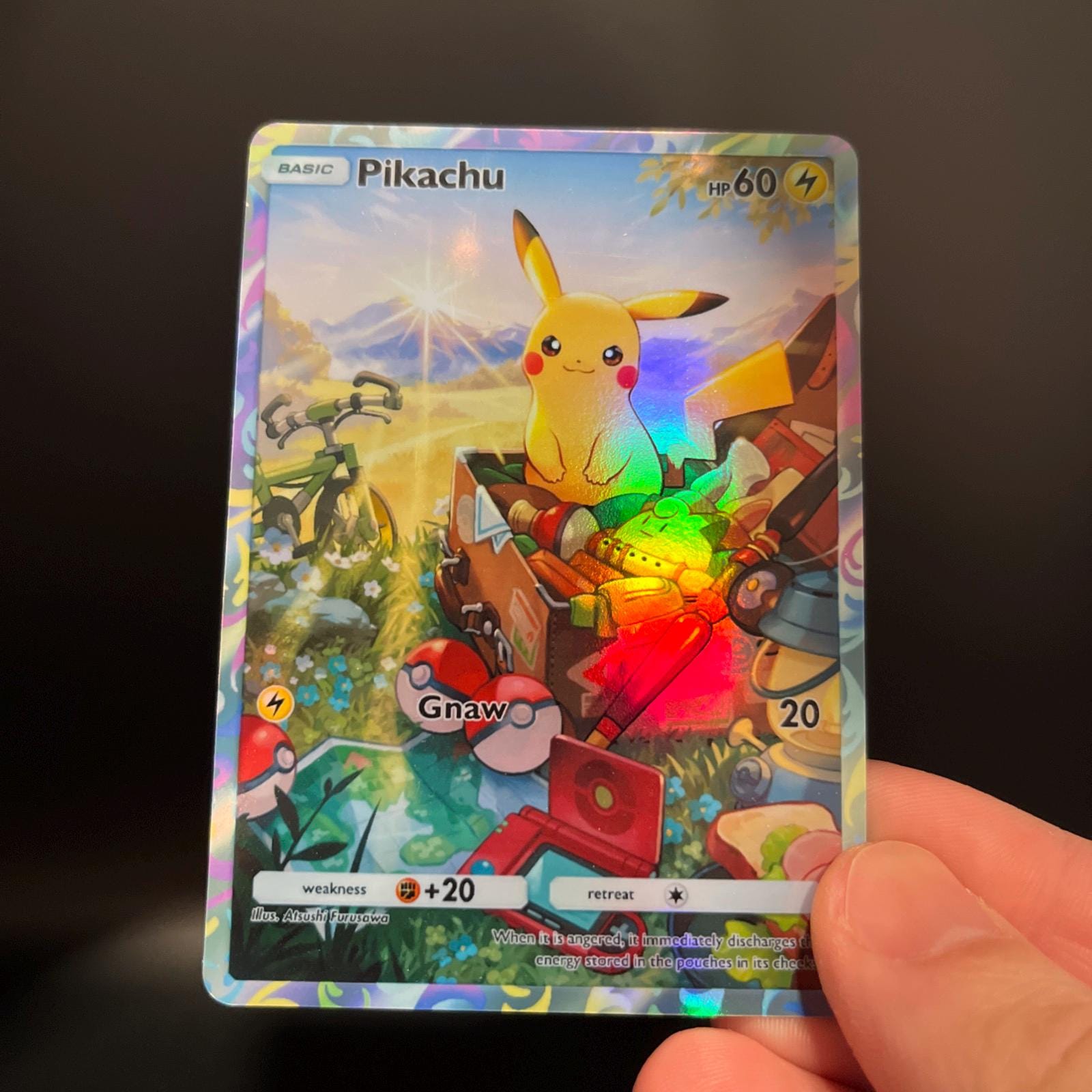 ピカチュウ ホログラフィック ポケモン TCG ポケット 自作カード