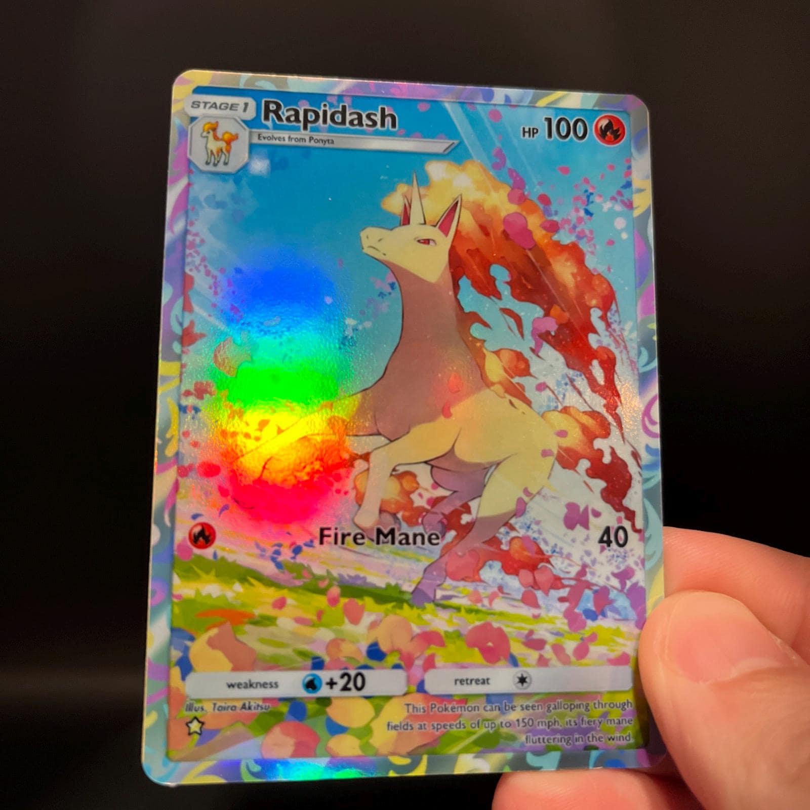 rapidash pokemon card price 027/162 - Temporal Forces Attack 2 Rapidash Pokemon Card