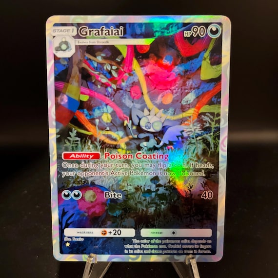 grafaiai pokemon card value Pokemon Card Paldea Evolved 223/193 Grafaiai Illustration Rare *MINT* –  Brokenvase Games main image 1