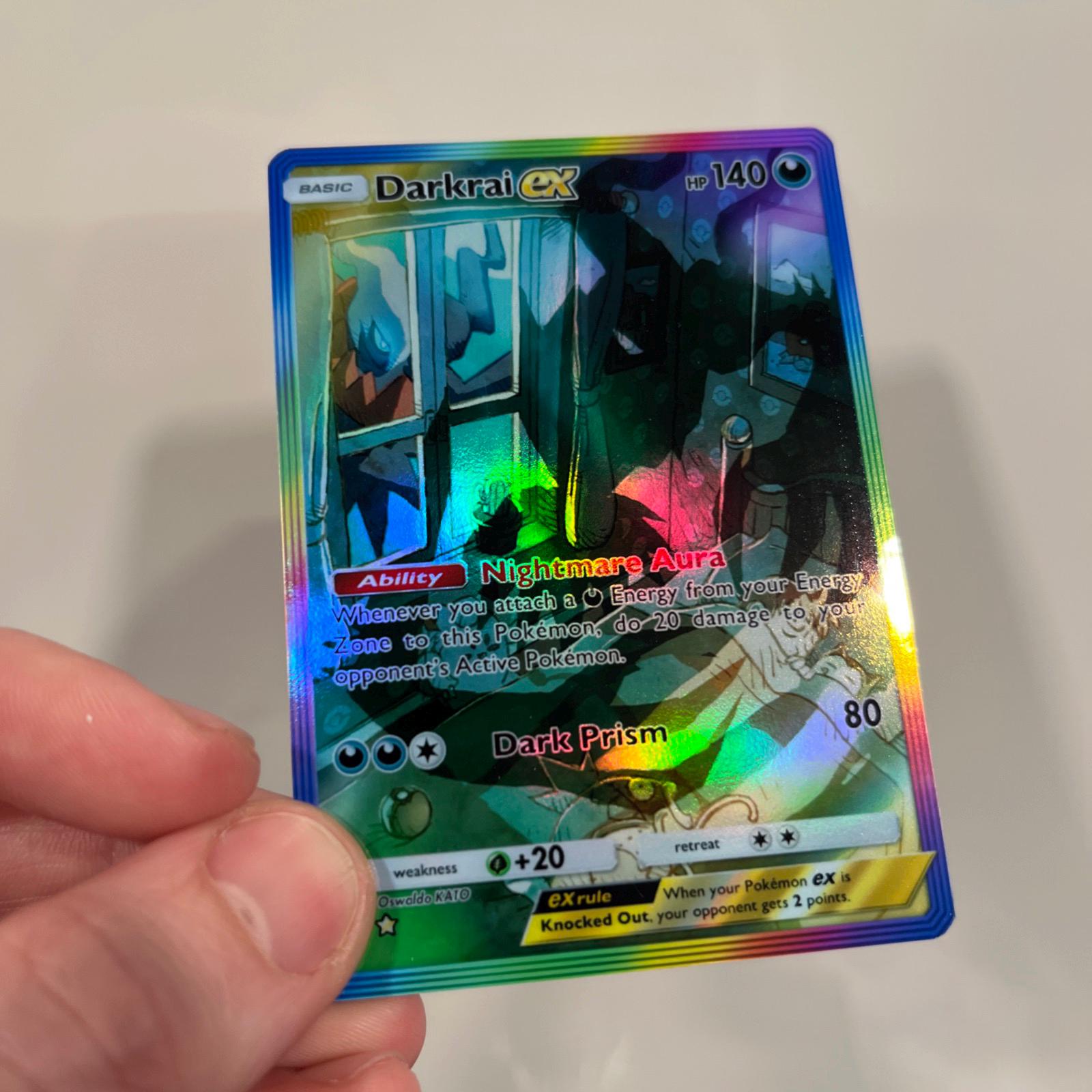 rare darkrai card Pokemon - - 136/197 - Obsidian Flames - Reverse Foil Card Number / Rarity Darkrai Ex Holographic Pokmon TCG