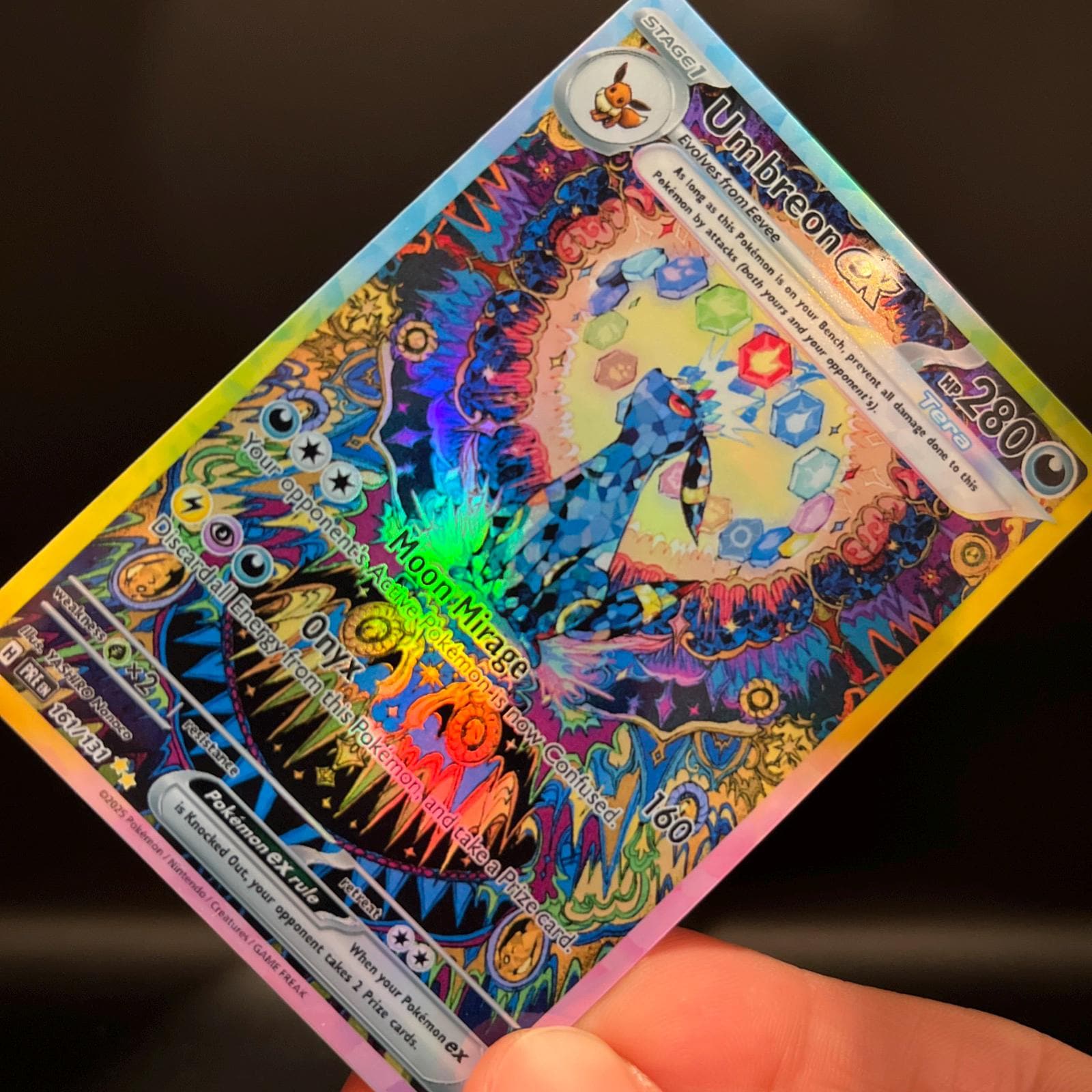 Umbreon Ex Pokémon Prismatic Evolutions SIR 161/131 | Custom Proxy