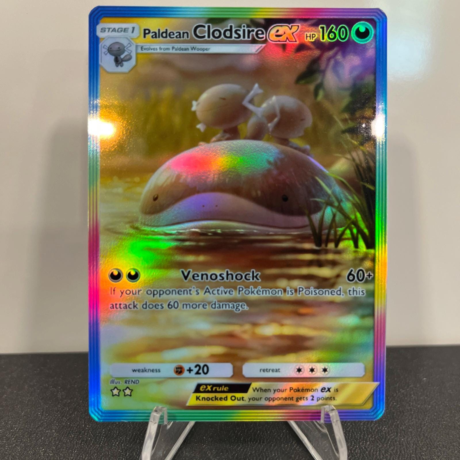 clodsire pokemon card Amazon.com: Pokemon – Paldean Clodsire ex 219/091 main image 0
