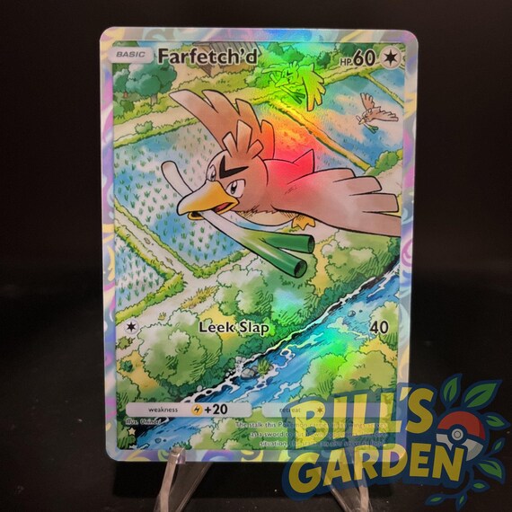Farfetch'd - Holo Fan Card Pokmon TCG Pocket Art | Deluxe Ex (a4b) - Etsy  New Zealand
