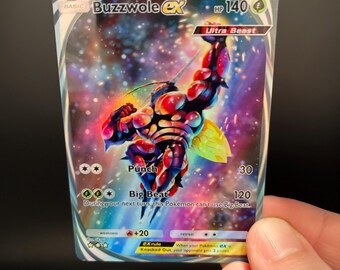 buzzwole pokemon card value Buzzwole-GX - 57/111 - Ultra Rare (Dont apply Weakness and Resistance for Benched Pokmon.) Fighting Buzzwole Ex Immersive Holographic Pokmon
