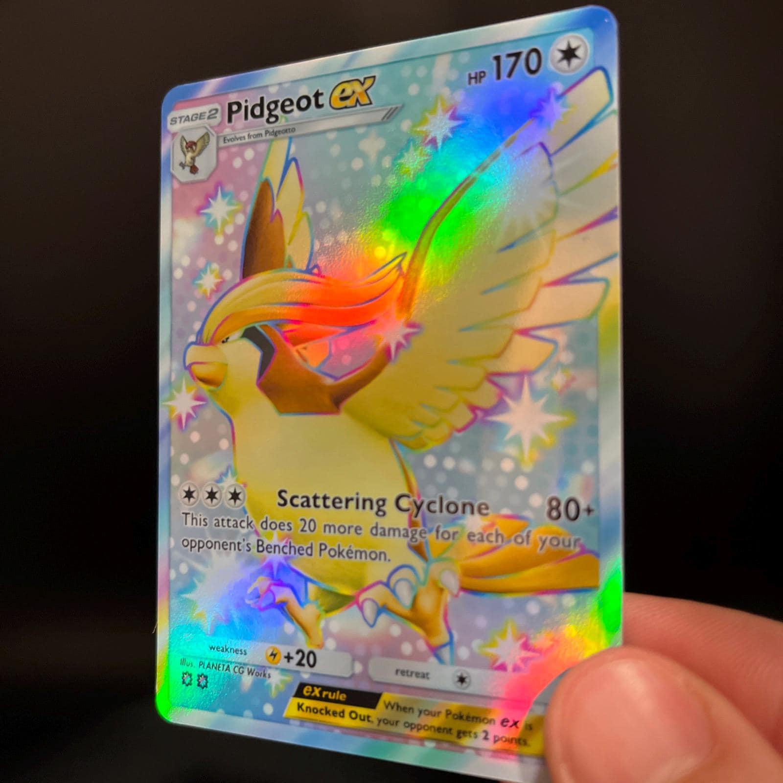 Shiny Pidgeot Ex Holographic Pokmon TCG Pocket Self Made Card - Sharp  Details! - Etsy Canada