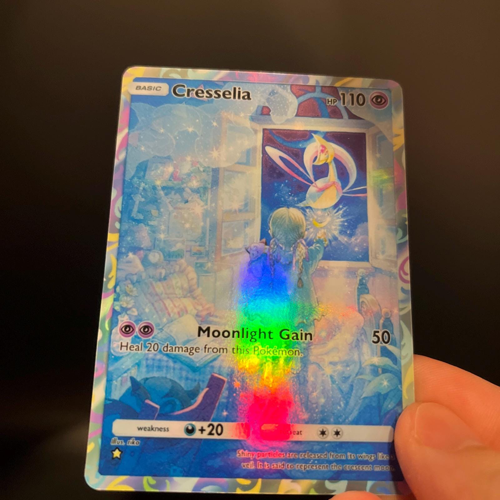 Pokmon TCG Pocket Cresselia Holographic Illustration Rare Self Made Card -  Etsy