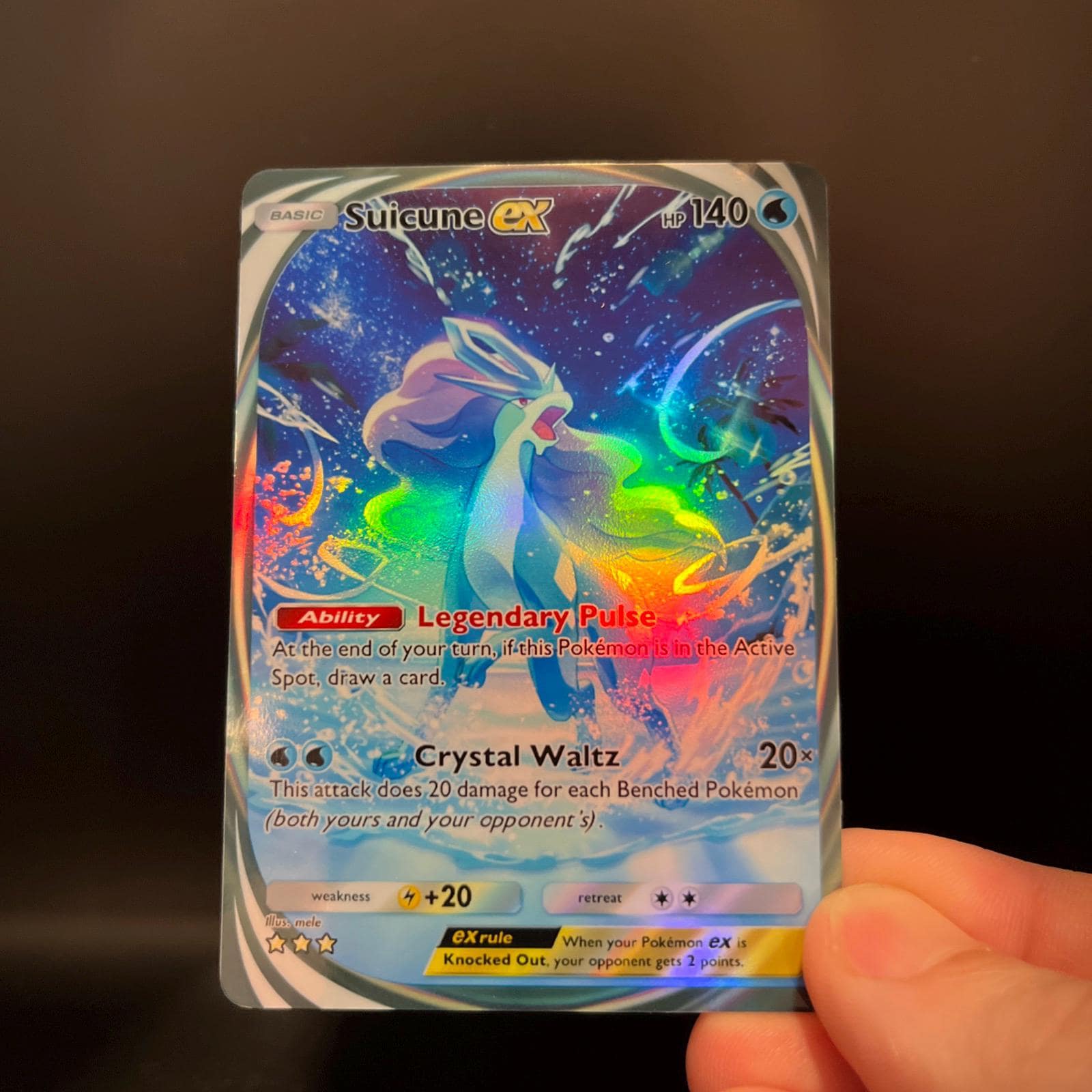 スイクン ex イマーシブ - ホロファンカード ポケモン TCG ポケット