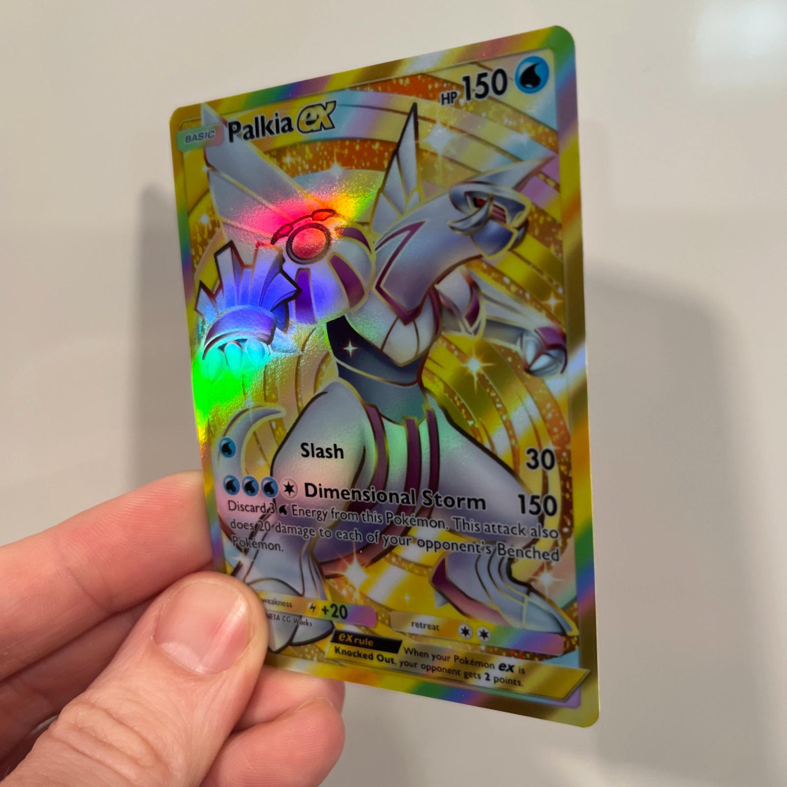 palkia vmax pokemon card Origin Forme VSTAR (Secret) Water / 280 / VSTAR Card Text Palkia Ex Crown Rare Gold