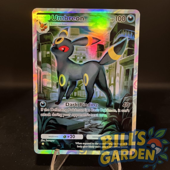 Umbreon Fan-made Holographic Pokmon TCG Pocket Card | Eevee Grove - Etsy Umbreon Fan-made Holographic Pokmon TCG Pocket Card | Eevee Grove - Etsy