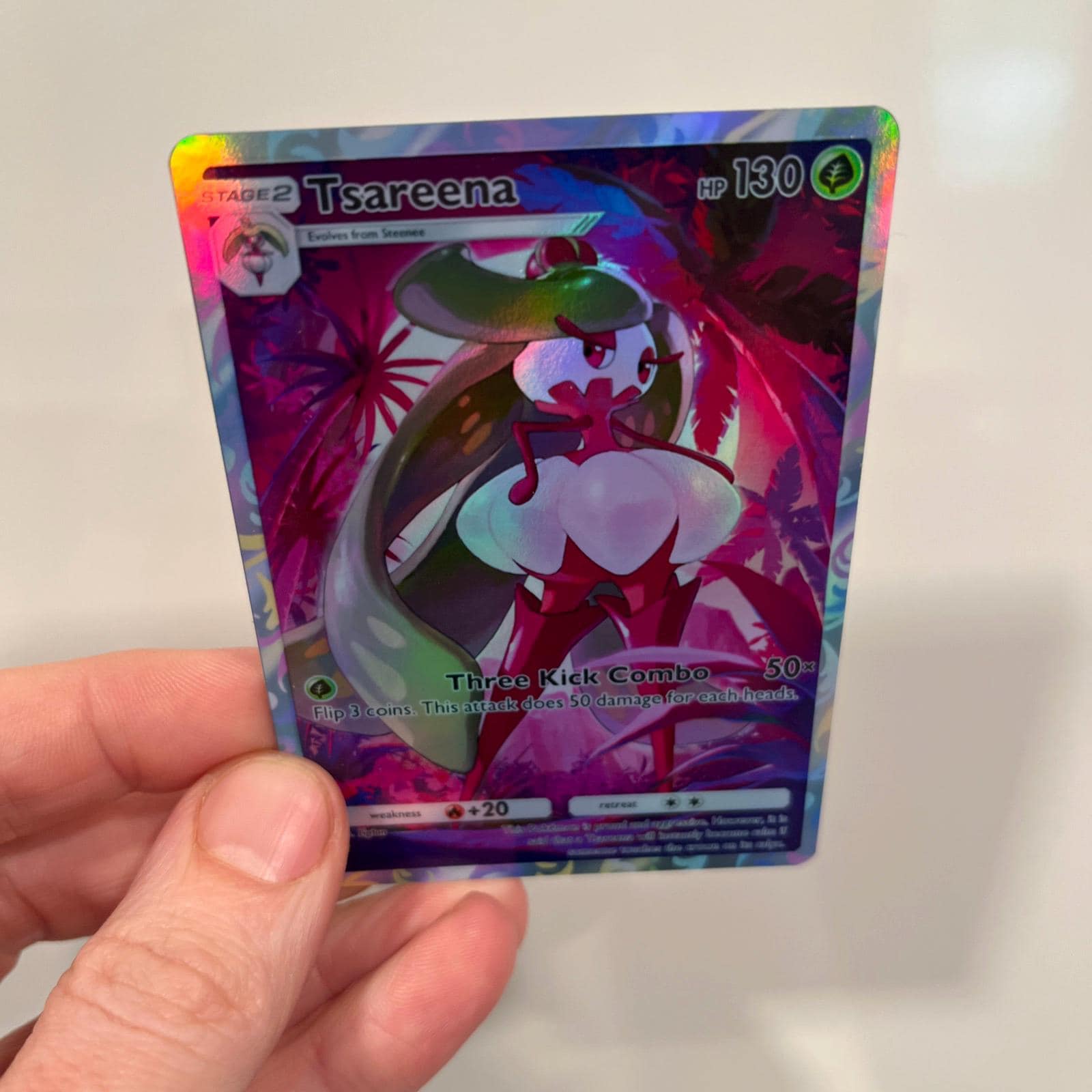 tsareena pokemon card Pokémon TCG: Team Rocket's Mimikyu AR 205/193 MEGA Dream ex M2a main image 0