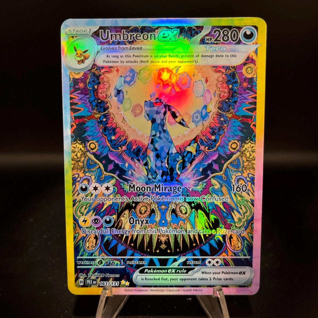 Umbreon Ex Pokémon Prismatic Evolutions SIR 161/131 | Custom Proxy
