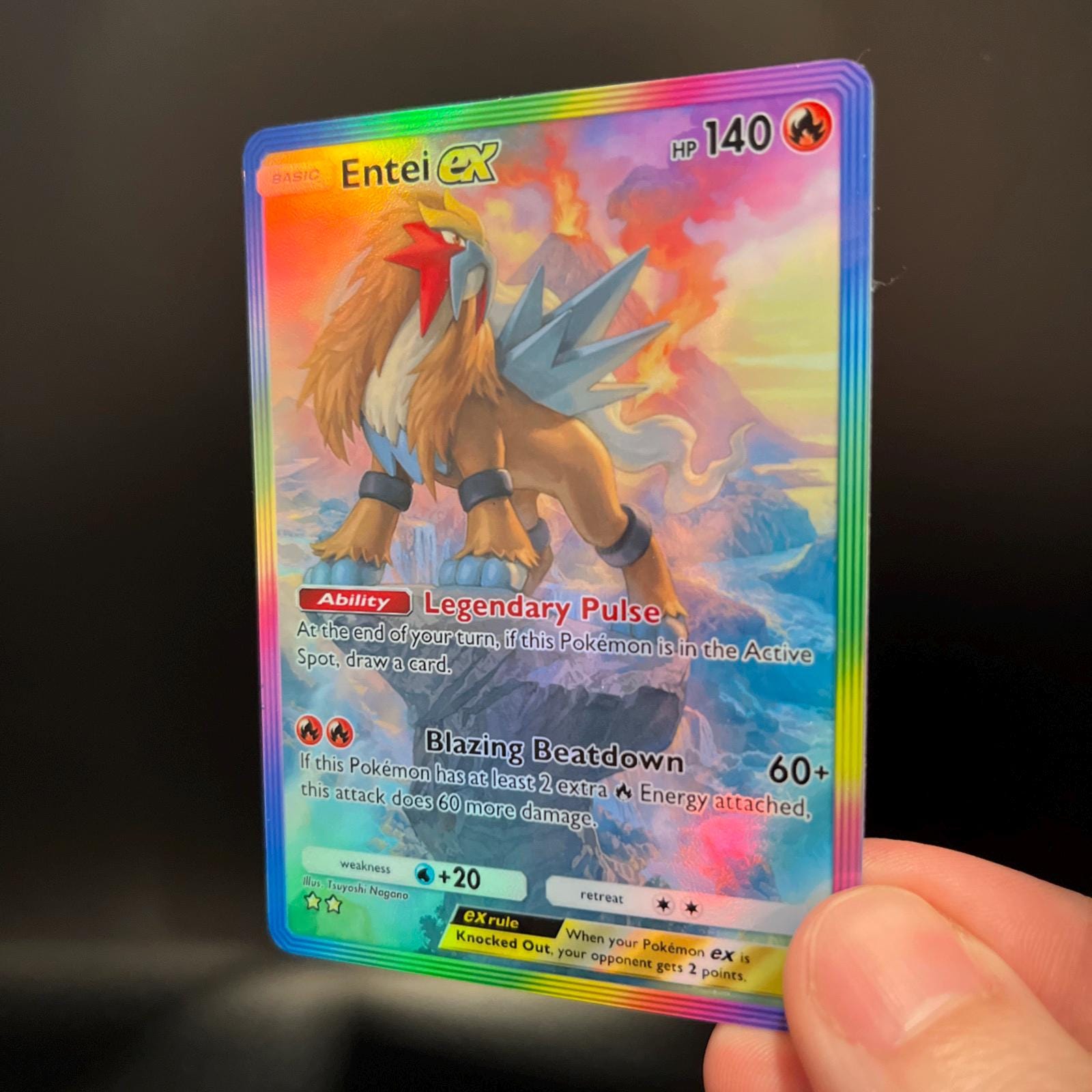 entei ex pokemon card Entei ex (Secluded Springs 10)
