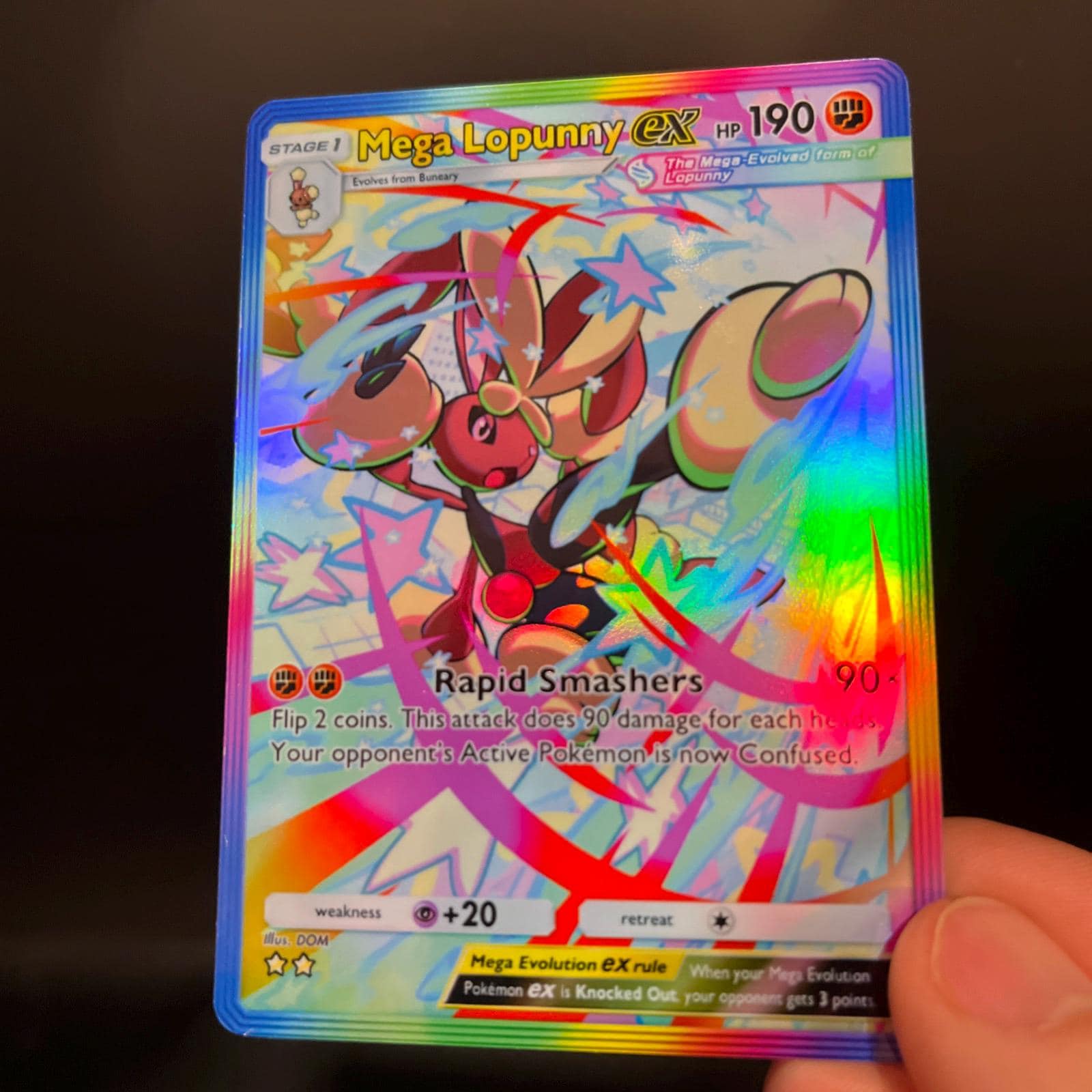 Mega Lopunny Ex - Holo Fan Card Pokémon TCG Pocket Art - Etsy