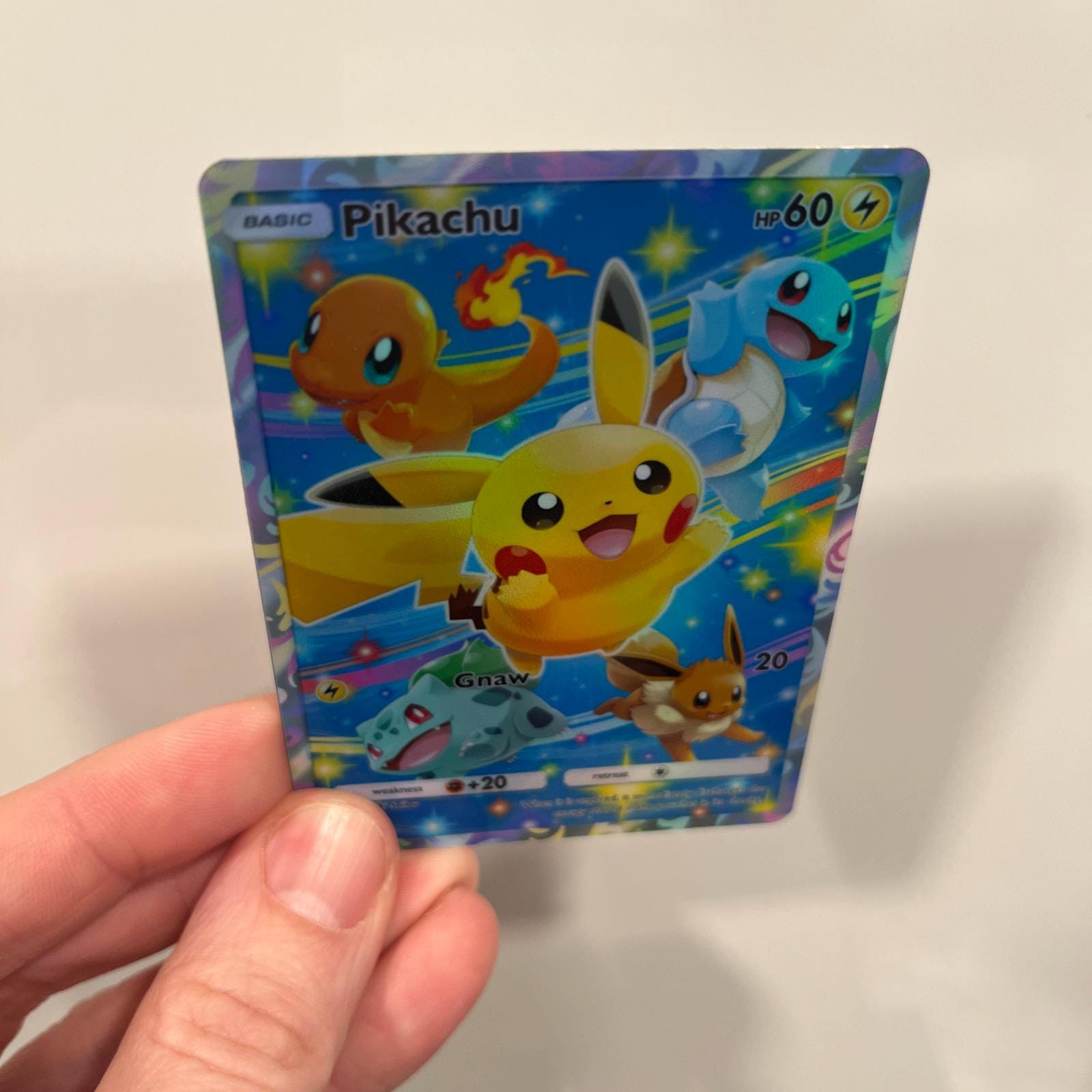 ピカチュウ (ヒトカゲ、ゼニガメ、フシギダネ、イーブイ) プロモ ホロ