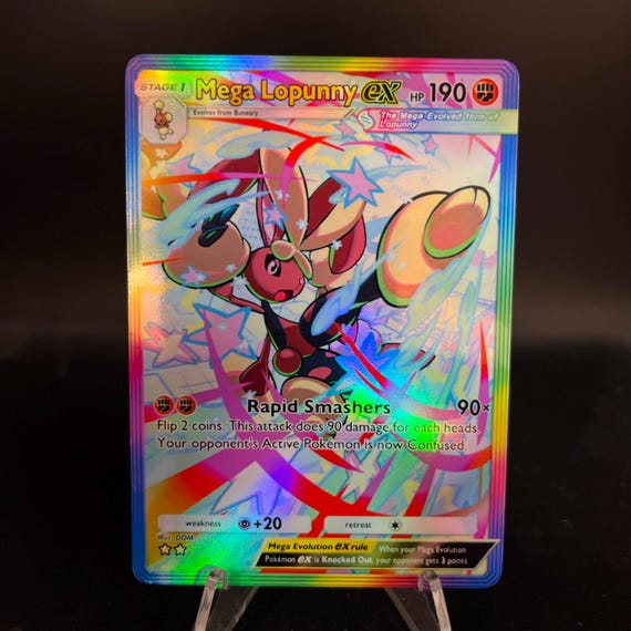 Mega Lopunny Ex - Holo Fan Card Pokmon TCG Pocket Art - Etsy