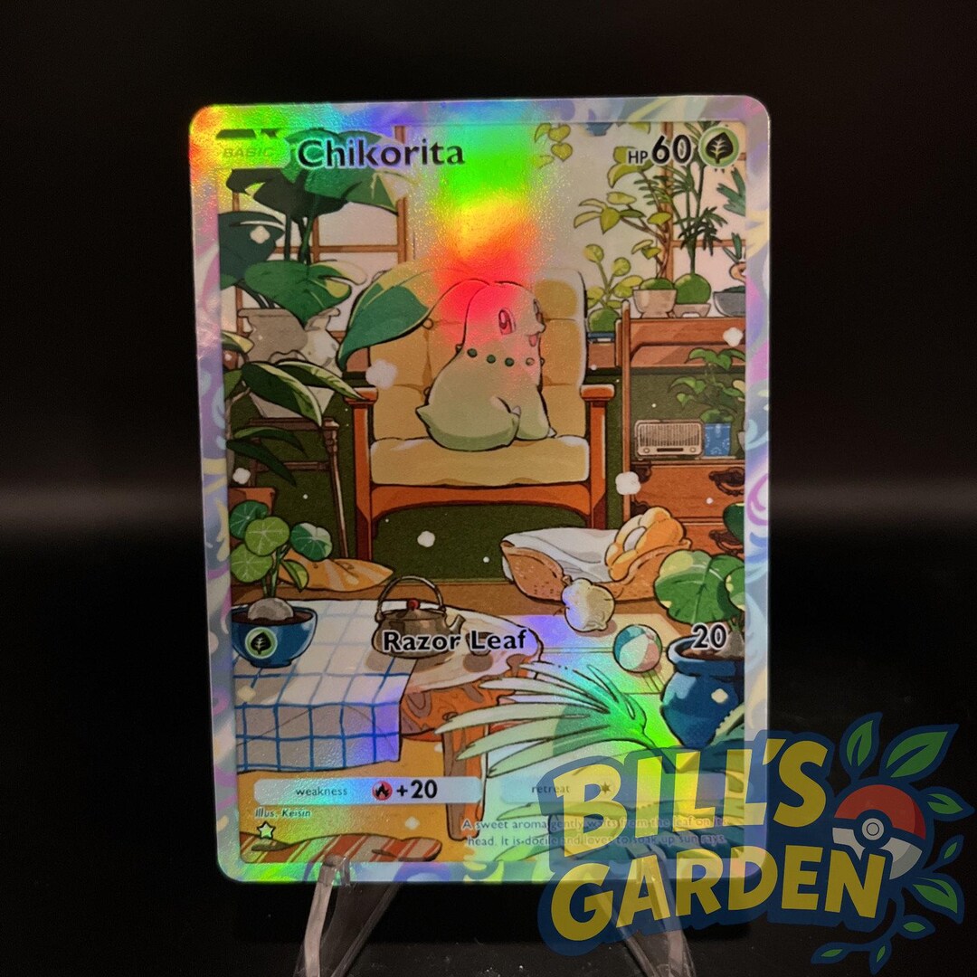 チコリータ - ホロファンカード ポケモン TCG ポケットアート | 海と空