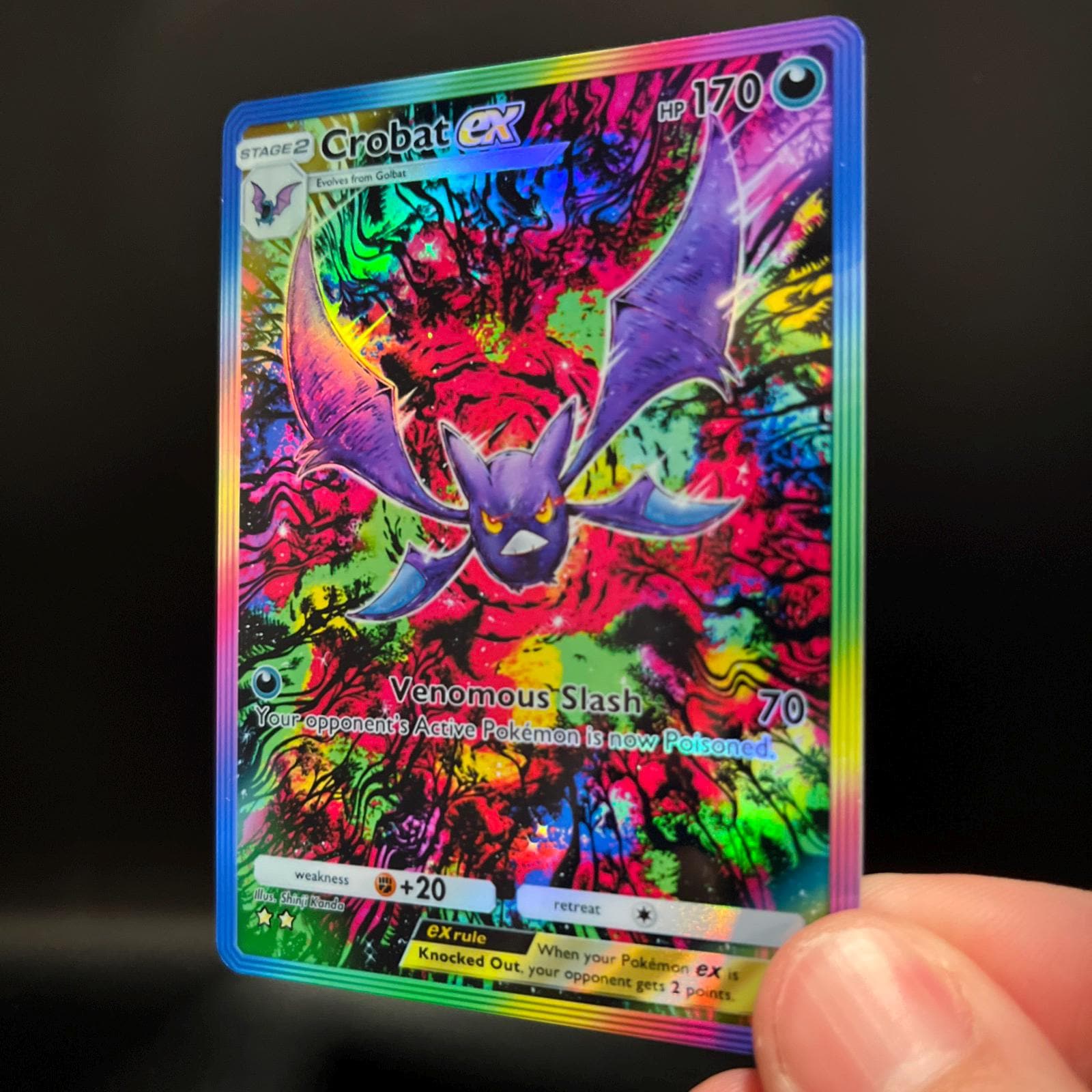 クロバット ex - ホロファンカード ポケモン TCG ポケットアート | 海