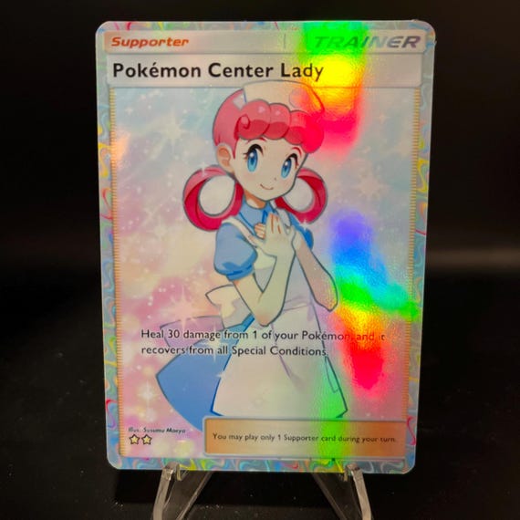 pokemon center card Pokemon - Center Lady (105) - XY Flashfire