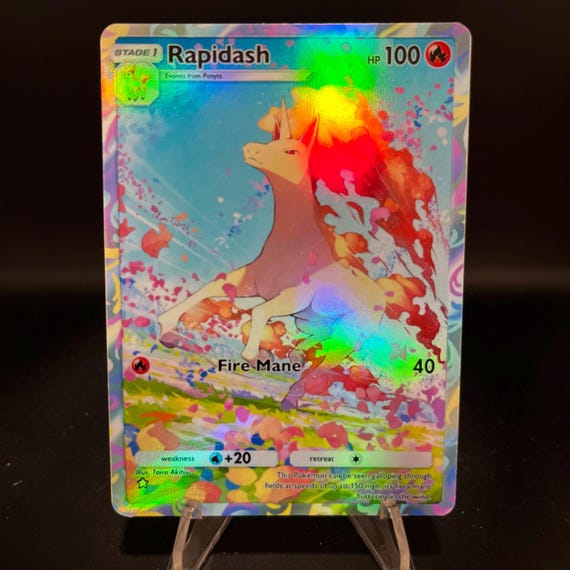 rapidash pokemon card Pokemon Card Japanese Rapidash 014/063 sv9a U TCG main image 0