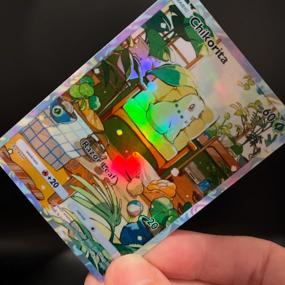 チコリータ - ホロファンカード ポケモン TCG ポケットアート | 海と空
