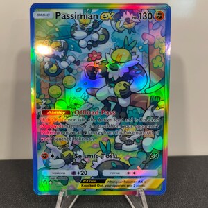 Carta de bolso Passimian ex Holográfica Pokémon TCG feita por você mesmo - Detalhes nítidos!