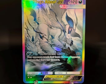 absol pokemon card gx - ex 214/197 - Obsidian Flames - Ultra Rare this card is the perfect way to showcase your collection. Absol Gx - Etsy Canada