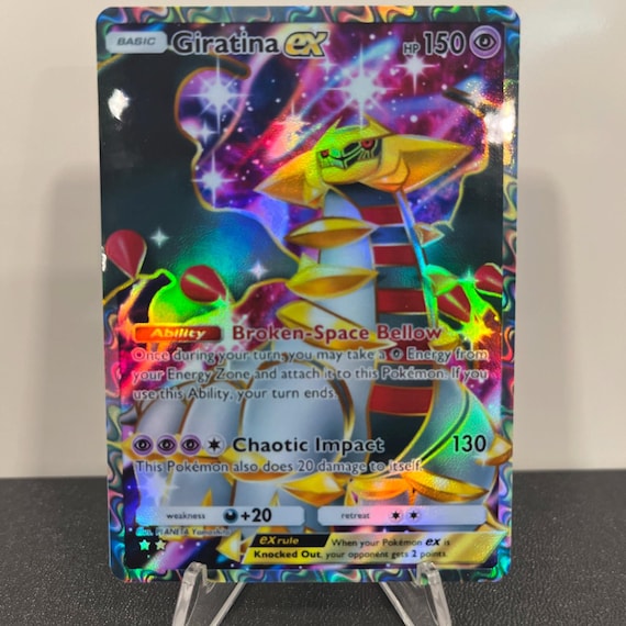 giratina pokemon card full art Pokemon TCG - Giratina V Lost Origin Full Art Holo Card 130/196 main image 1