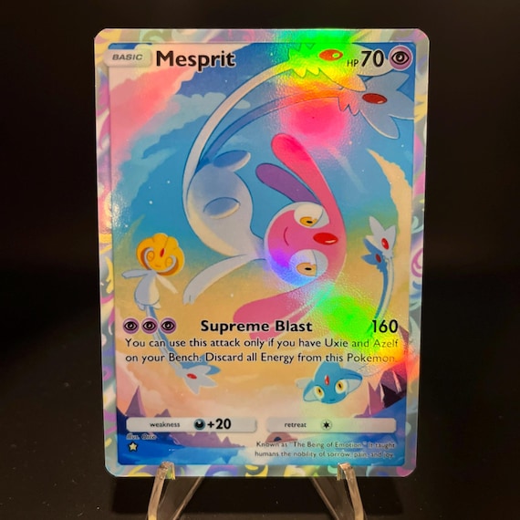 mesprit pokemon card value (204/191)  PokeGuard [Colorless] Mesprit AR 114/106 SV8 Super