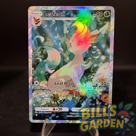 rare leafeon card Pokemon Trading Card Game Crown Zenith Ultra Rare Leafeon VSTAR #14