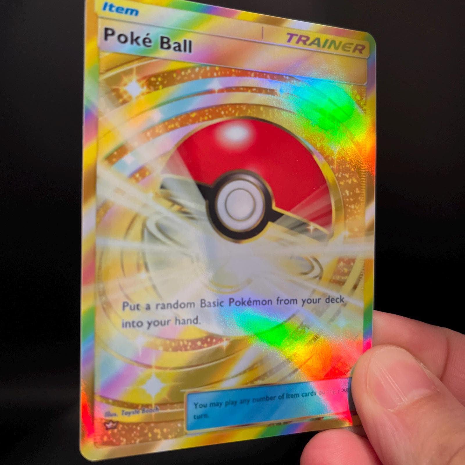 gold level ball pokemon card Detective Pikachu 10/18 Pokemon Detective Pikachu Card Holo Rare Near main image 1