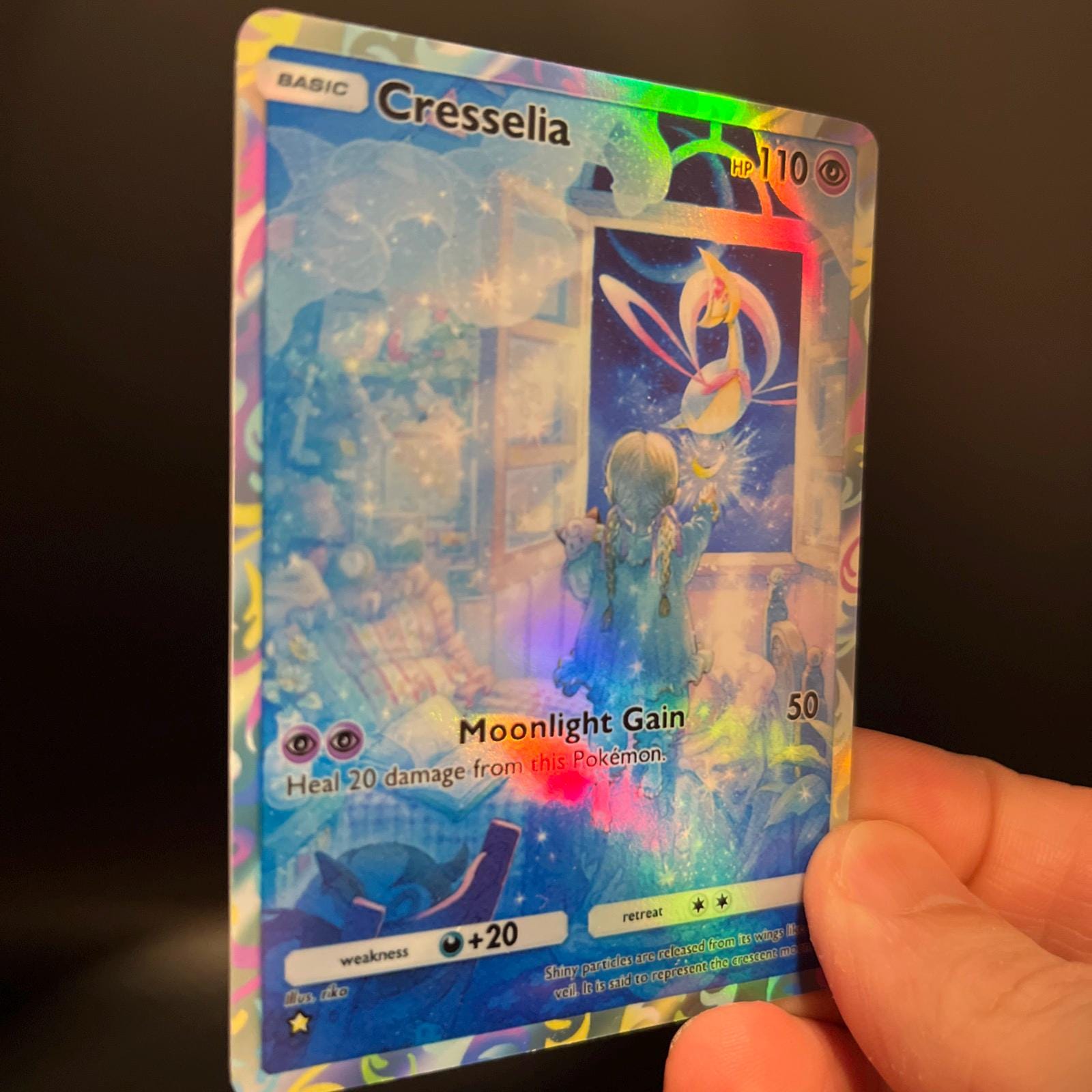 Pokmon TCG Pocket Cresselia Holographic Illustration Rare Self Made Card - Etsy Pokmon TCG Pocket Cresselia Holographic Illustration Rare Self Made Card - Etsy