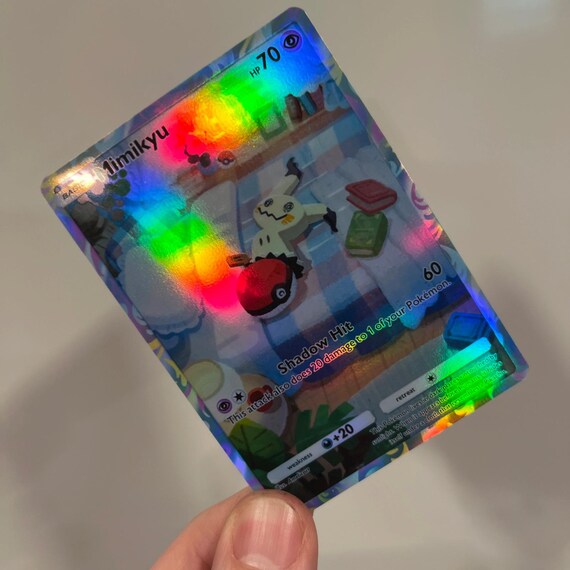 Mimikyu Holographic Pokmon TCG Pocket Self Made Card - Sharp Details! - Etsy Mimikyu Holographic Pokmon TCG Pocket Self Made Card - Sharp Details! - Etsy