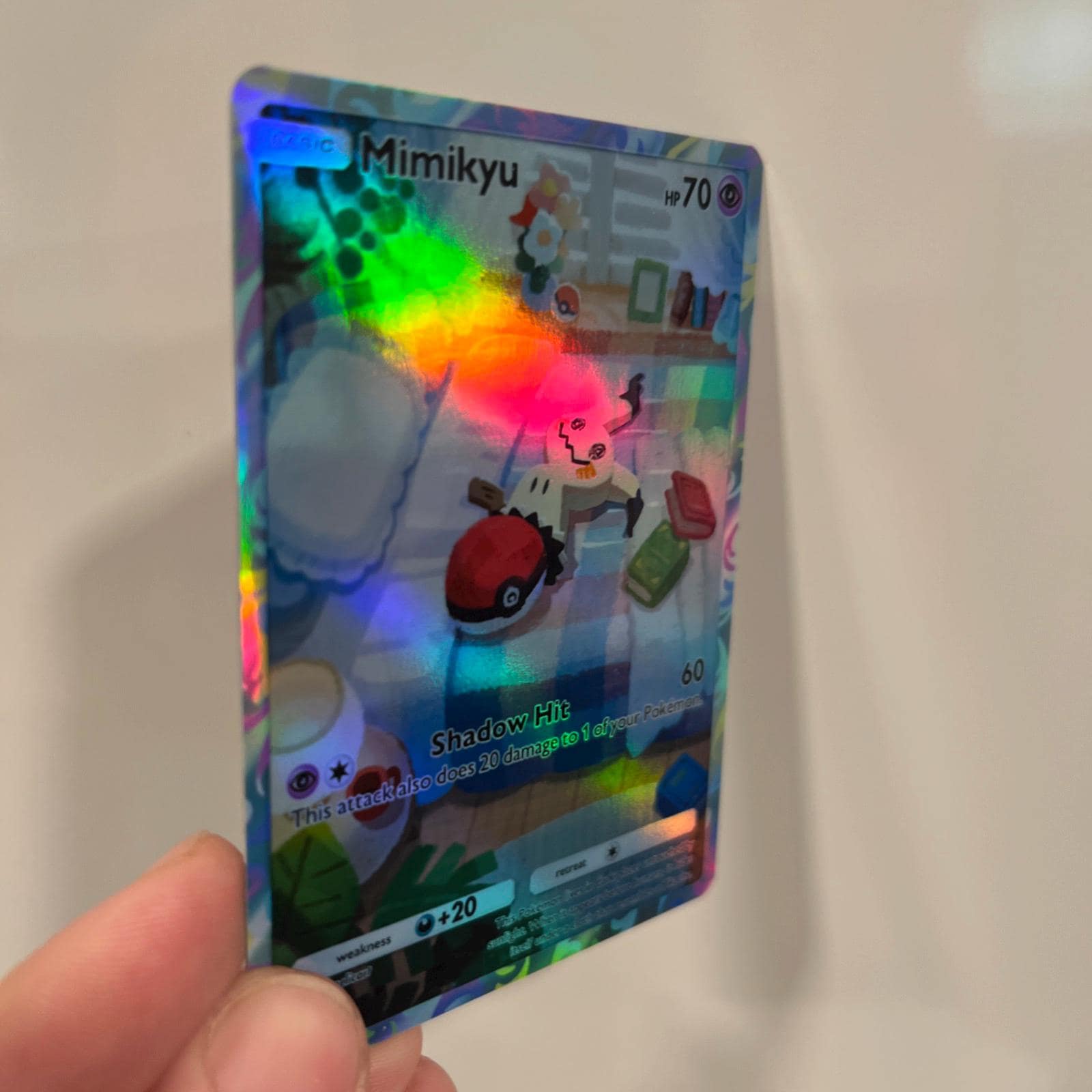 Mimikyu Holographic Pokmon TCG Pocket Self Made Card - Sharp Details! -  Etsy