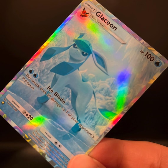 shiny glaceon pokemon card Glaceon V - 040/203 Ultra Rare