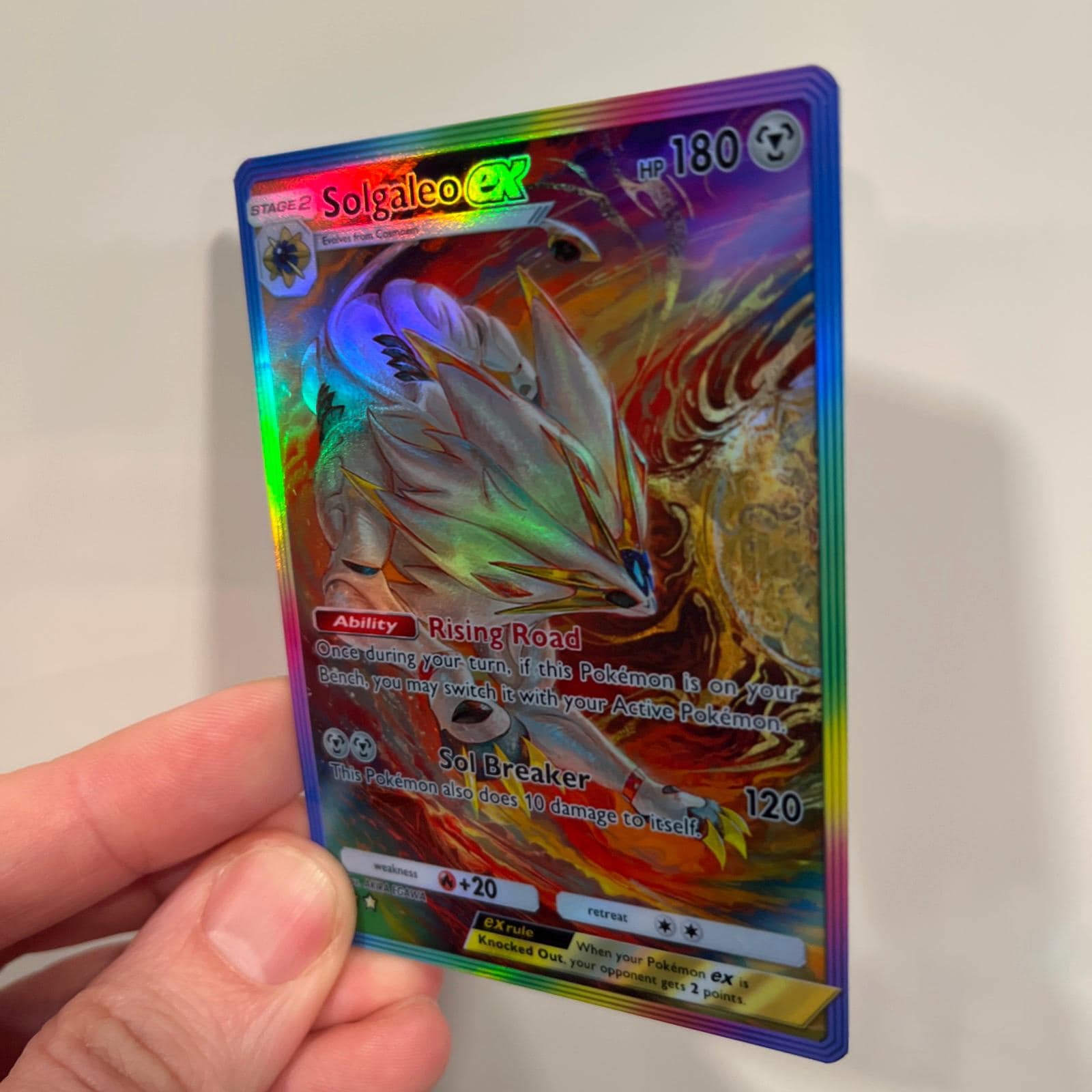 solgaleo rainbow rare card 2018 Pokemon Sun & Moon Charizard HOLO 3/70 Dragon Majesty Rare main image 0