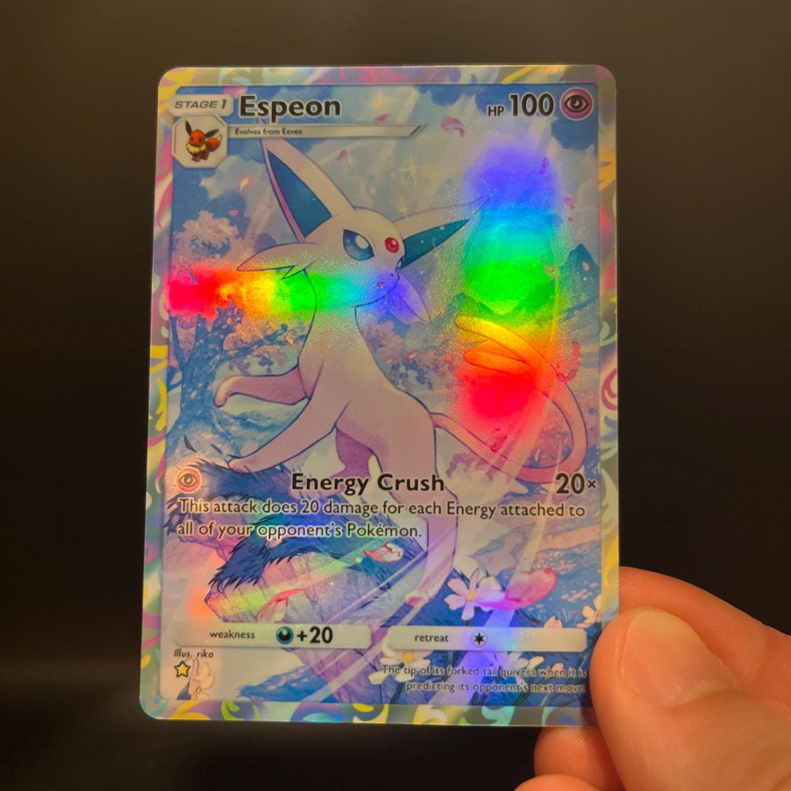 エーフィ ファンメイド ホログラフィック ポケモン TCG ポケットカード